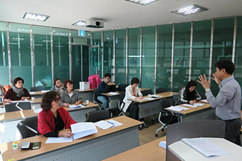 설문조사원 교육사진